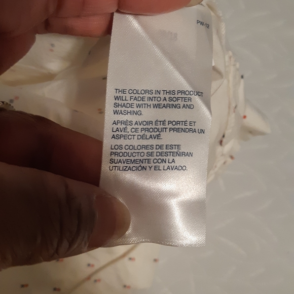 Boys Tommy Hilfiger Dress Shirt, L- Sleeve Colors White Red And Blue Size 6-9M - Picture 9 of 10